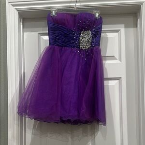 Elegant Purple Sherri Hill Dress